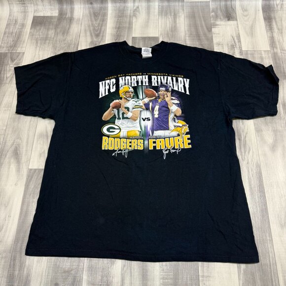 ✅Lot (9) Mens XL Green Bay Packers Graphic T-Shirts Rodgers Favre Super Bowl MVP - Picture 10 of 16